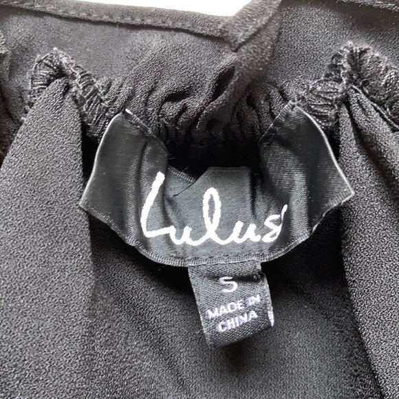 Lulus black off the shoulder top - Picture 5 of 5